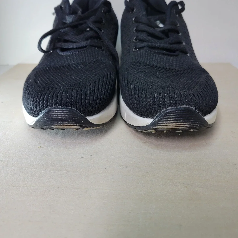 Mishansha Black Running Shoes Sneakers‎ Athletic Comfort Walking - Size 10